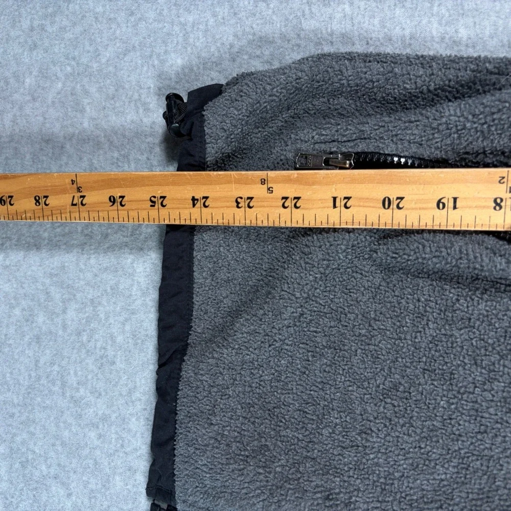 The North Face Denali Fleece Jacket Men Small Gray Black Full Zip Denali 1